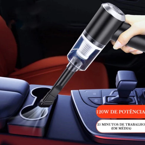 Aspirador De Pó Preto Usb Portátil