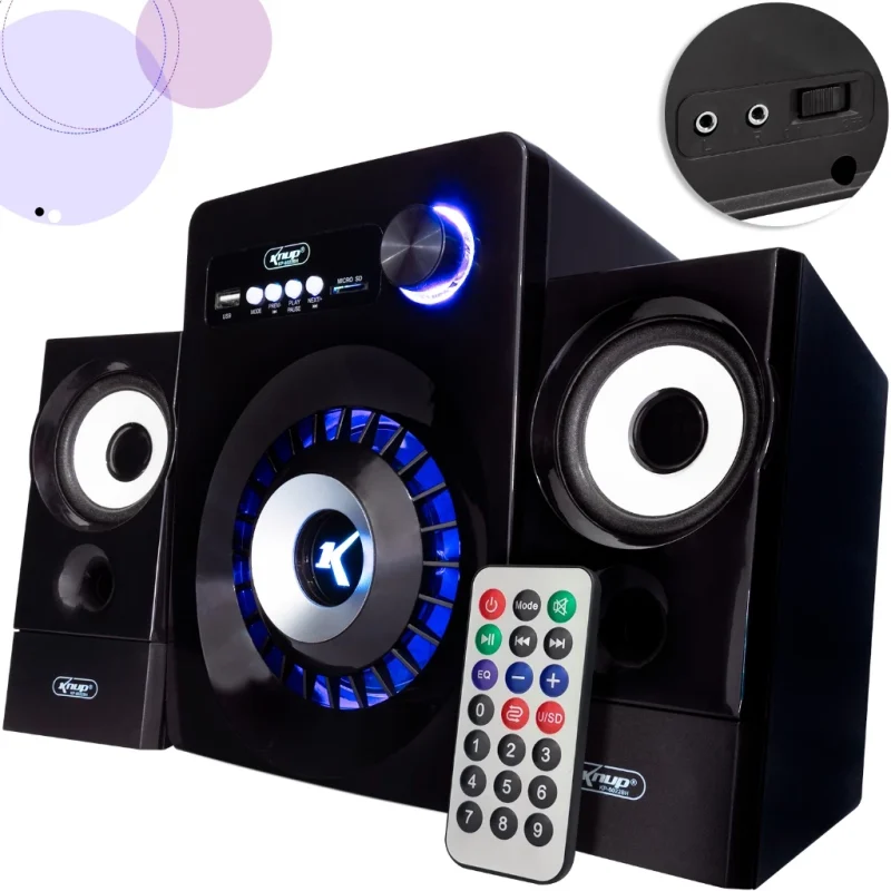 Caixa de Som 2.1 Subwoofer