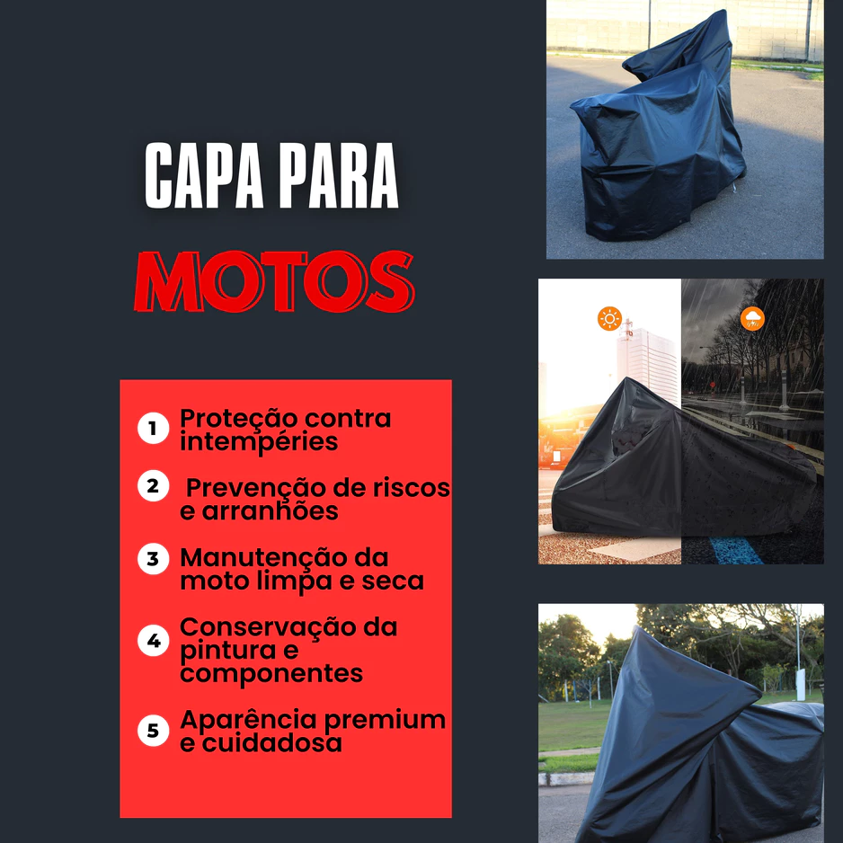 Capa de Cobrir Moto