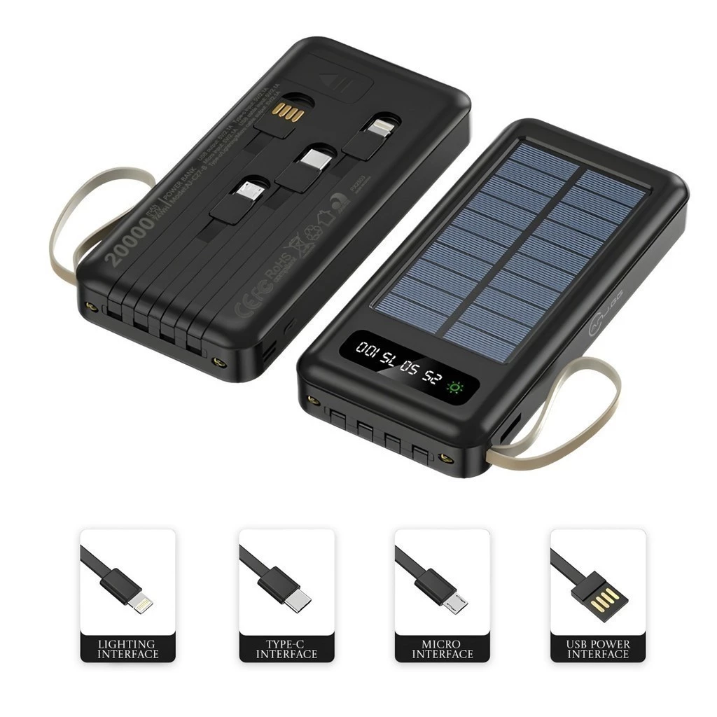 Carregador Portátil Solar