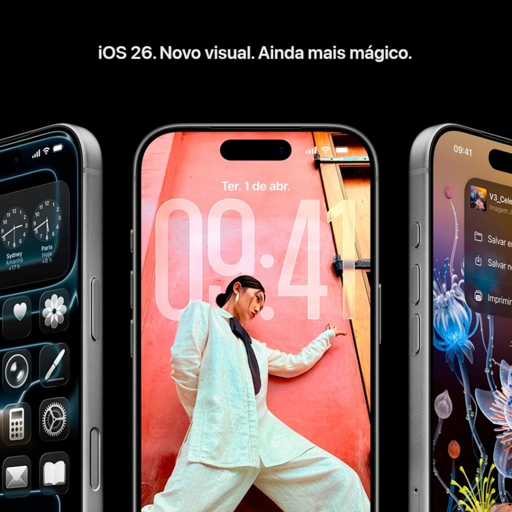 Celular IPhone 17 Pro Max 256GB 5G Dual E-sim Lacrado Original 1 Ano De Garantia Apple - Imagem 6