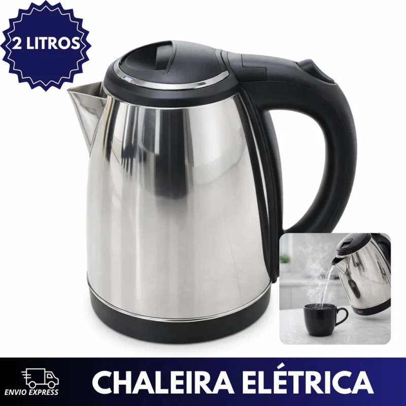 Chaleira Elétrica Inox