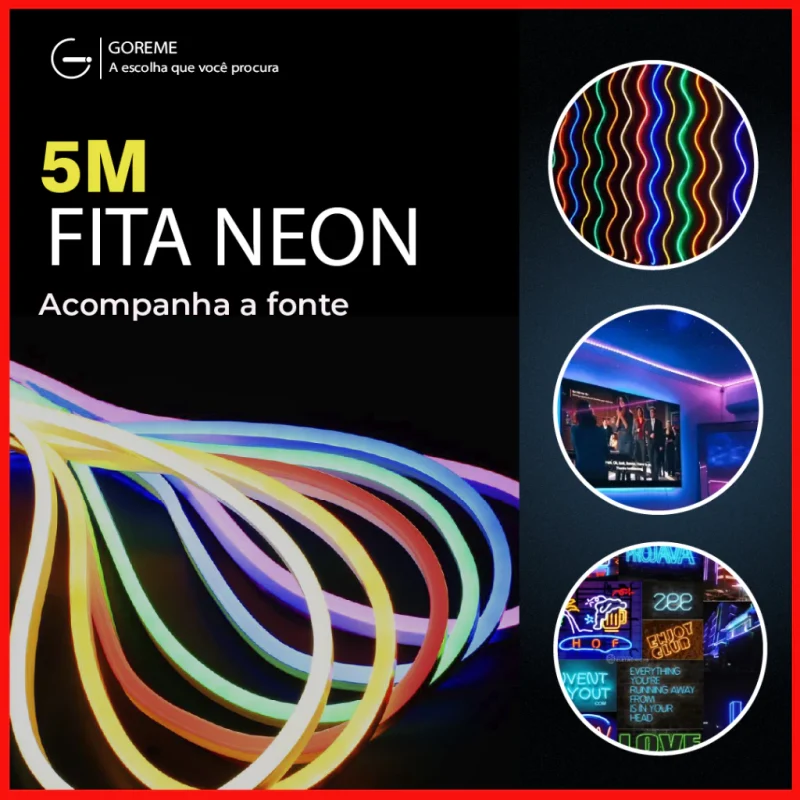 Fita de LED Mangueira Neon