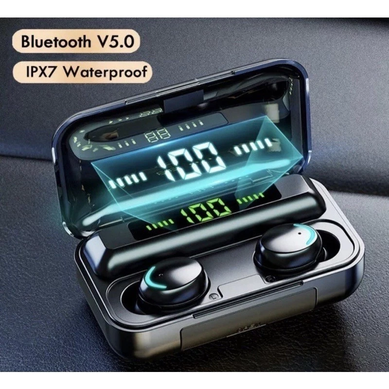 Fone Bluetooth Sem Fio com Power Bank Display Digital Touch TWS Caixa Carregadora Alta Bateria - Imagem 2