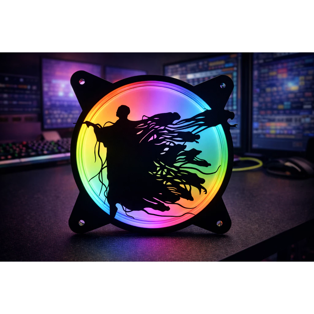 Grelhas Fan 120mm Harry Potter Capa Fan Pc Gamer Cpu Gamer Setup Gamer Decoração - Imagem 3