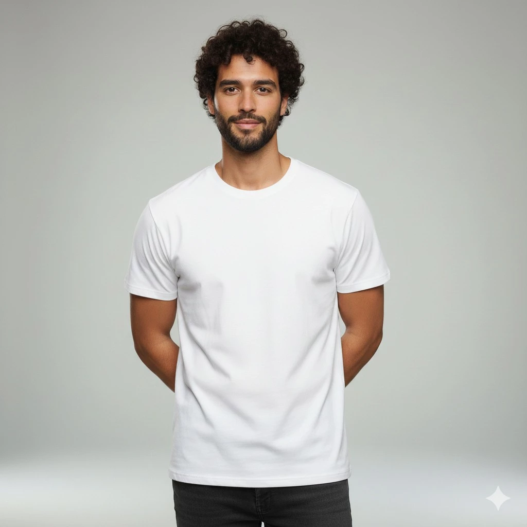 Kit 4 Camisetas Premium 100% Algodão Masculina Básica - Imagem 2