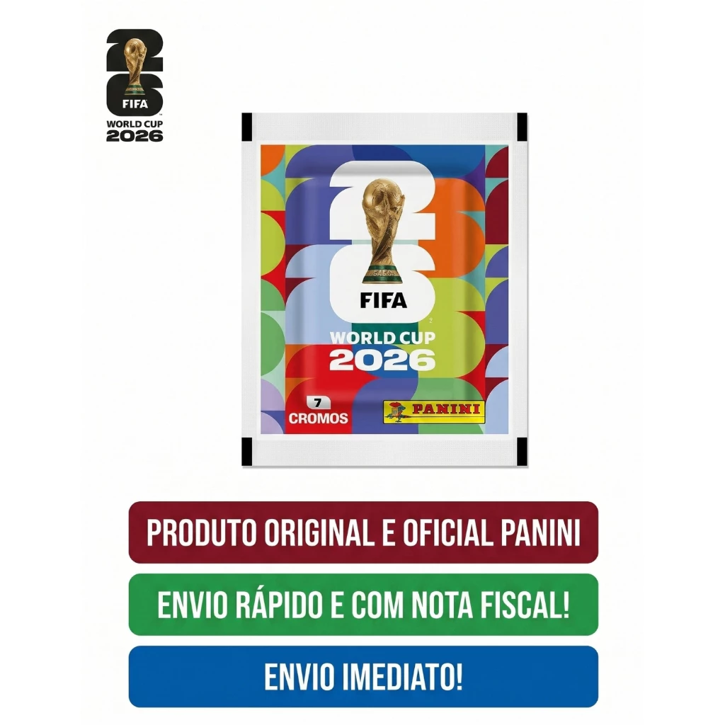 Kit Álbum Copa Do Mundo Fifa 2026 + 35 Figurinhas Panini Coleção Oficial Mundial World Cup - Imagem 3