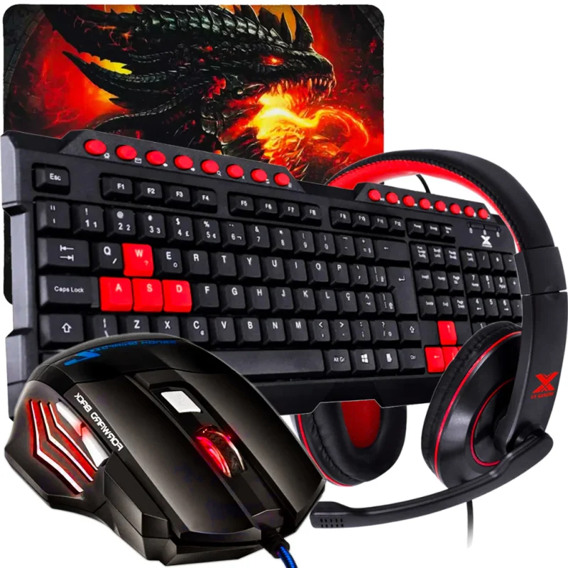 Kit Gamer Headset