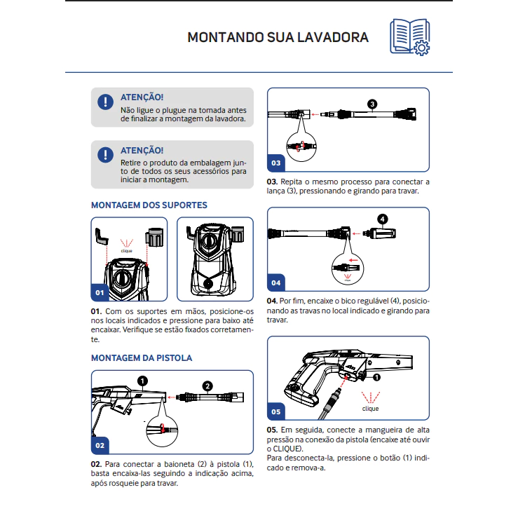 Lavadora de Alta Pressão Wap WL 1800 - Imagem 3