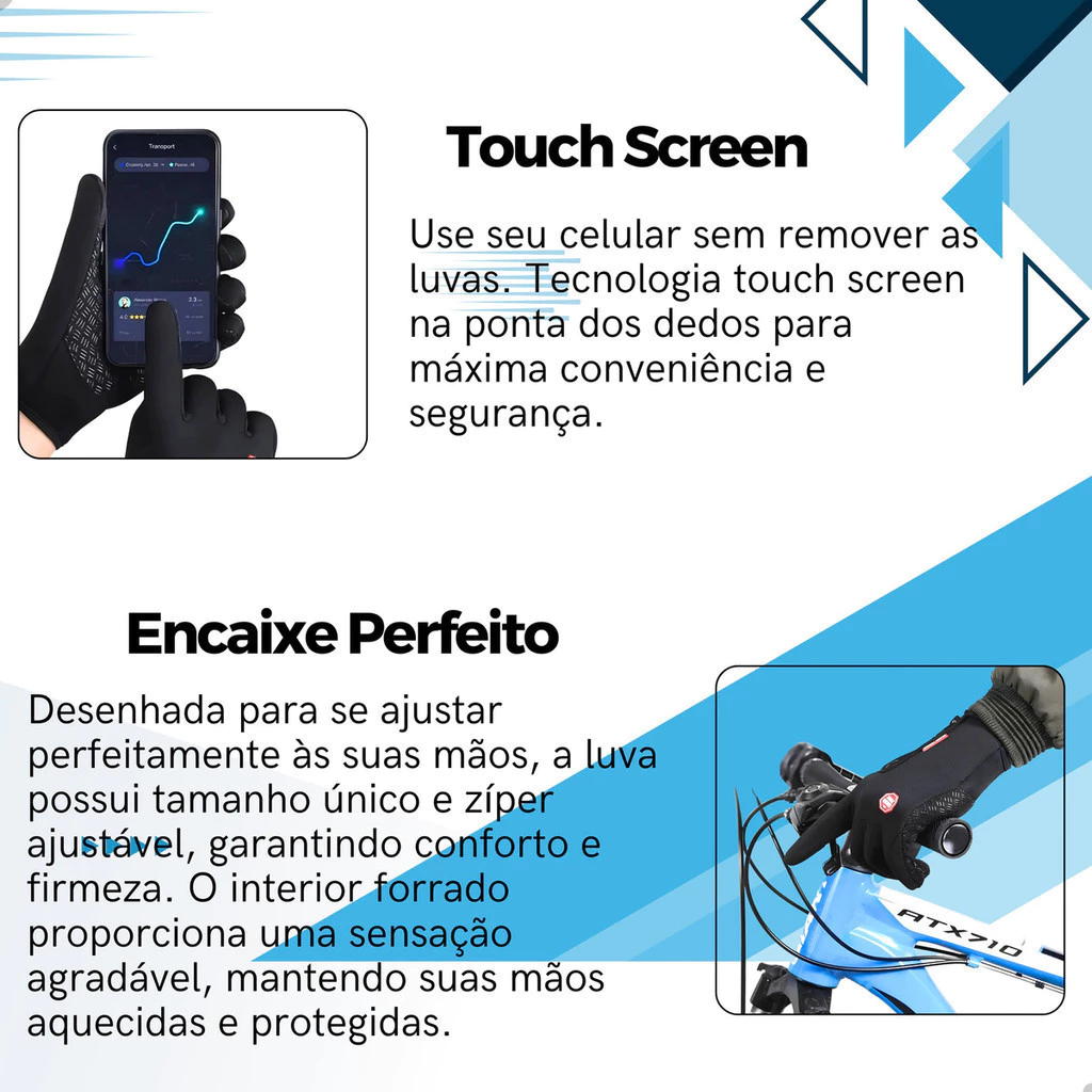Luva Térmica resistente a água