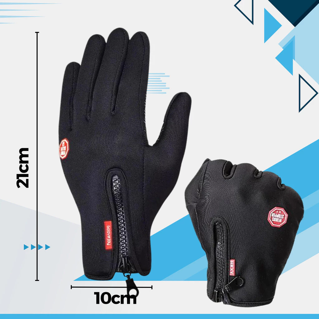Luva Térmica resistente a água Unissex para Moto e Bike com Touch - Imagem 5