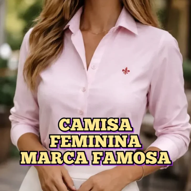 Marca Famosa Camisa OUTLET Feminina - Duda - Camisete - Manga Longa