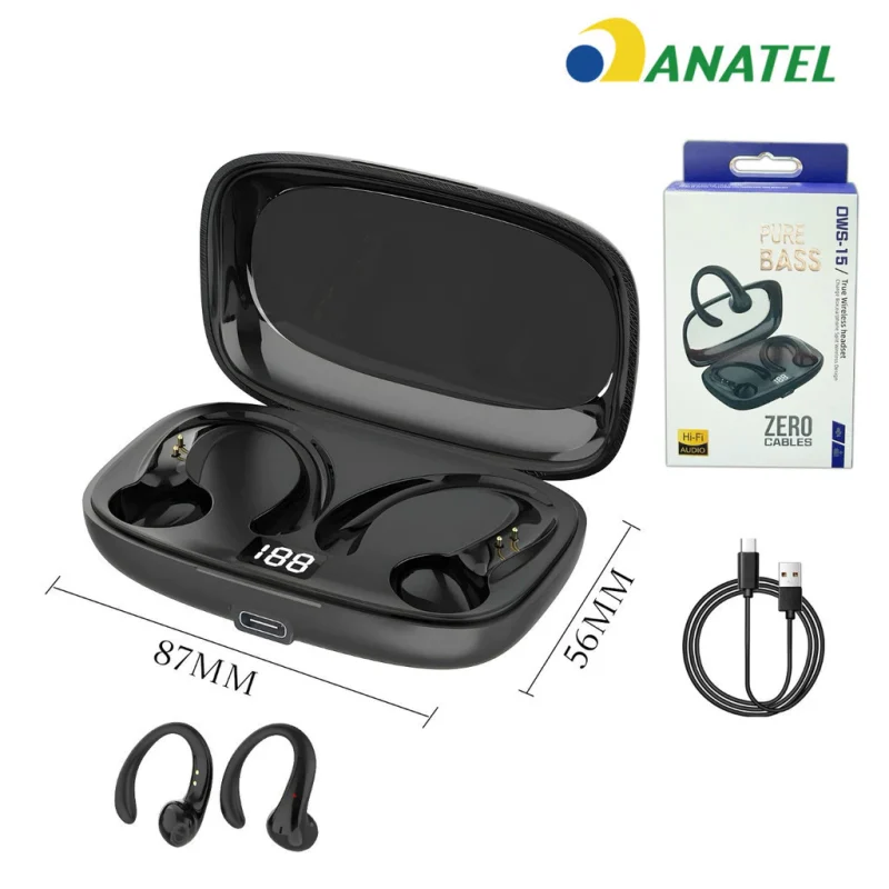 OWS-15 Fones De Ouvido Sem Fio