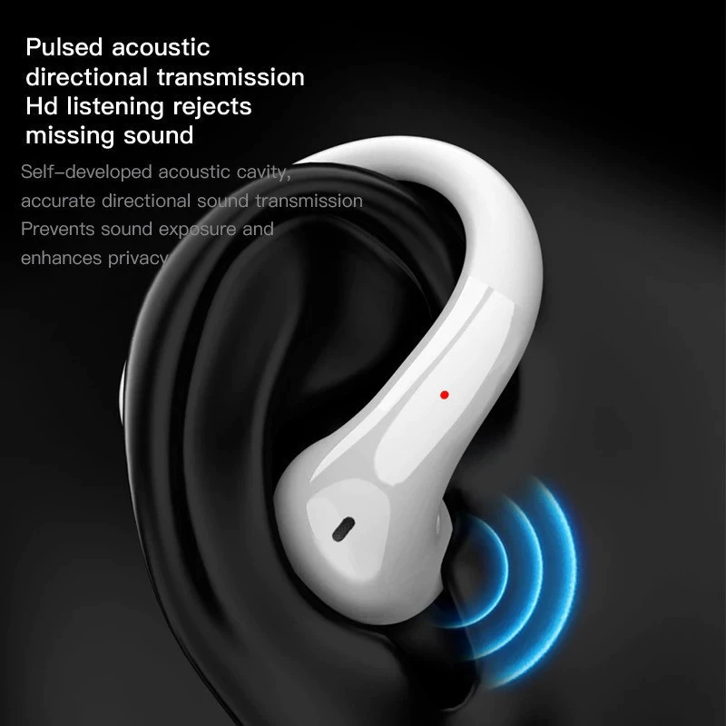 OWS-15 Fones De Ouvido Sem Fio Bluetooth Fone Com Microfones Alta Fidelidade Som Estéreo Toque Inteligente Esportes - Imagem 8