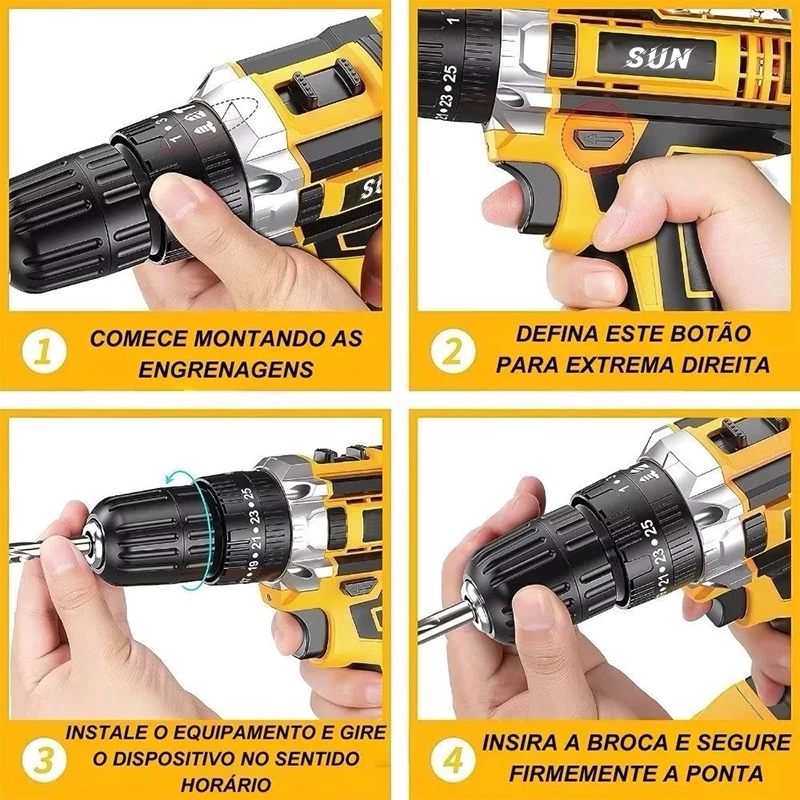 Parafusadeira Furadeira 48V