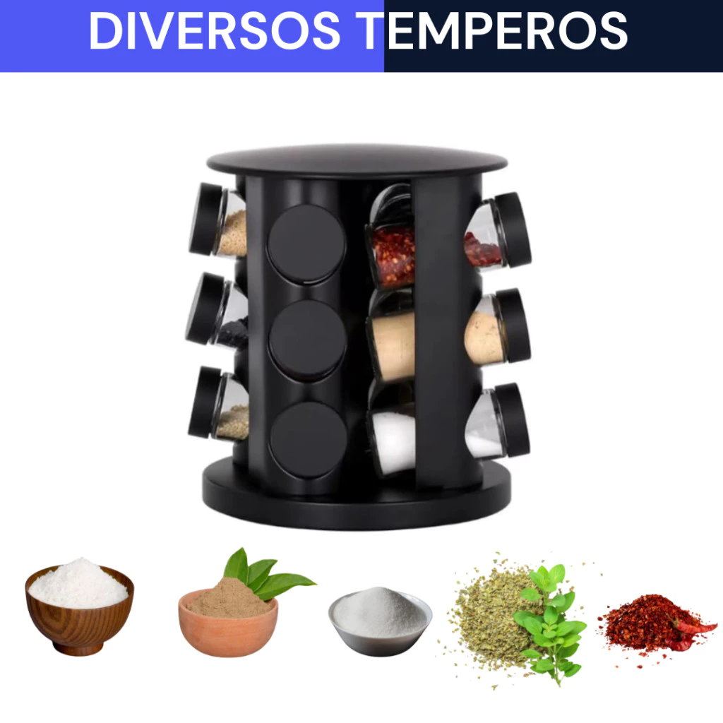 Porta Temperos Profissional