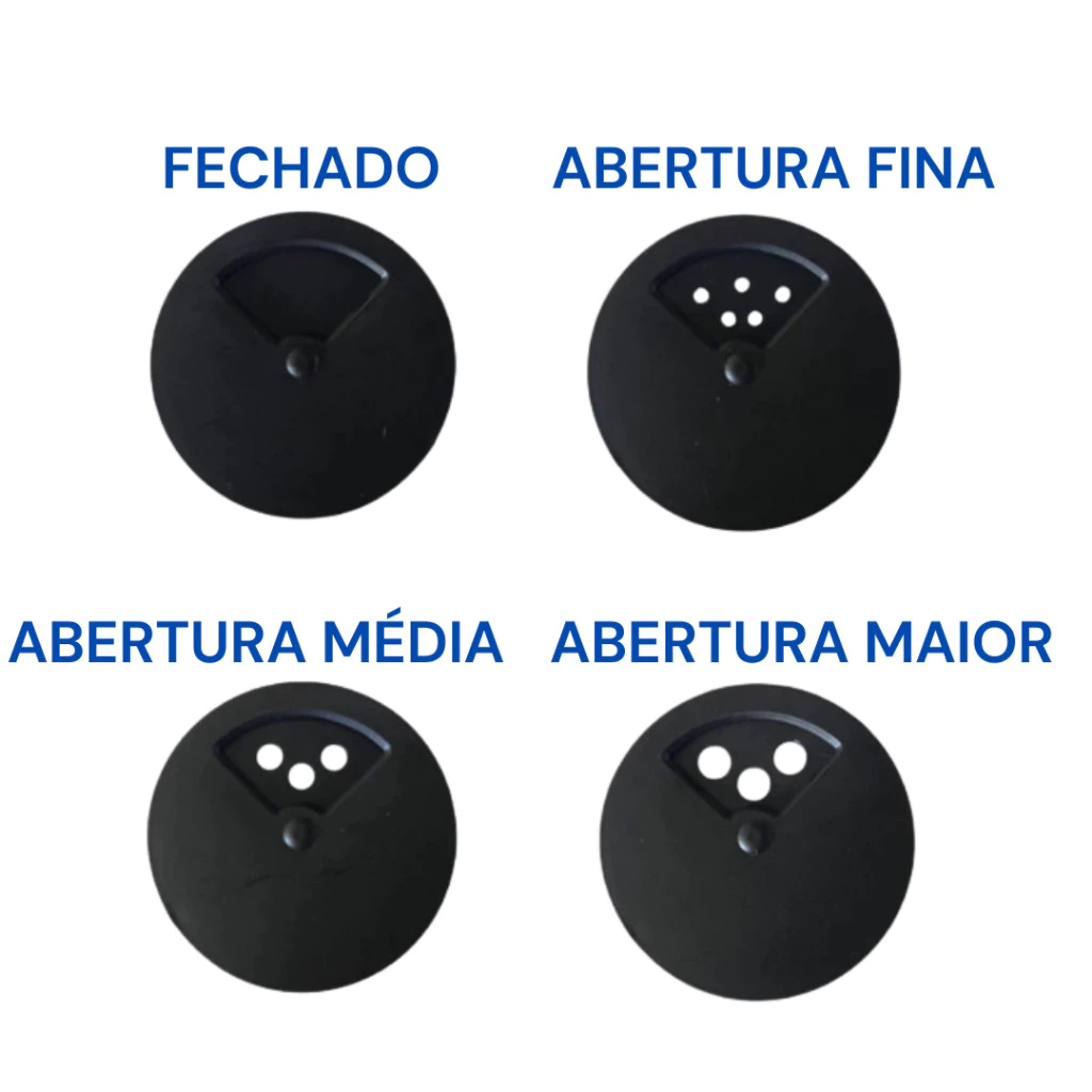 Porta Temperos Profissional Giratório 9 Potes Vidro Tampa Dosadora Condimentos PROMOÇÃO LIMITADA - Imagem 4