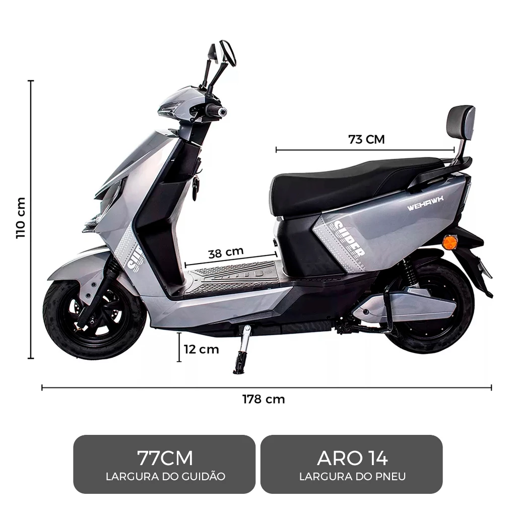 Scooter Elétrica 1000W