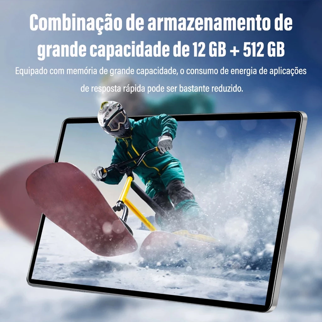 2026 Novo Tablet Pad ULTIMATE 20 12GB 512GB Android 14 10.1'' Com Chamadas 16MP 32MP - Imagem 3