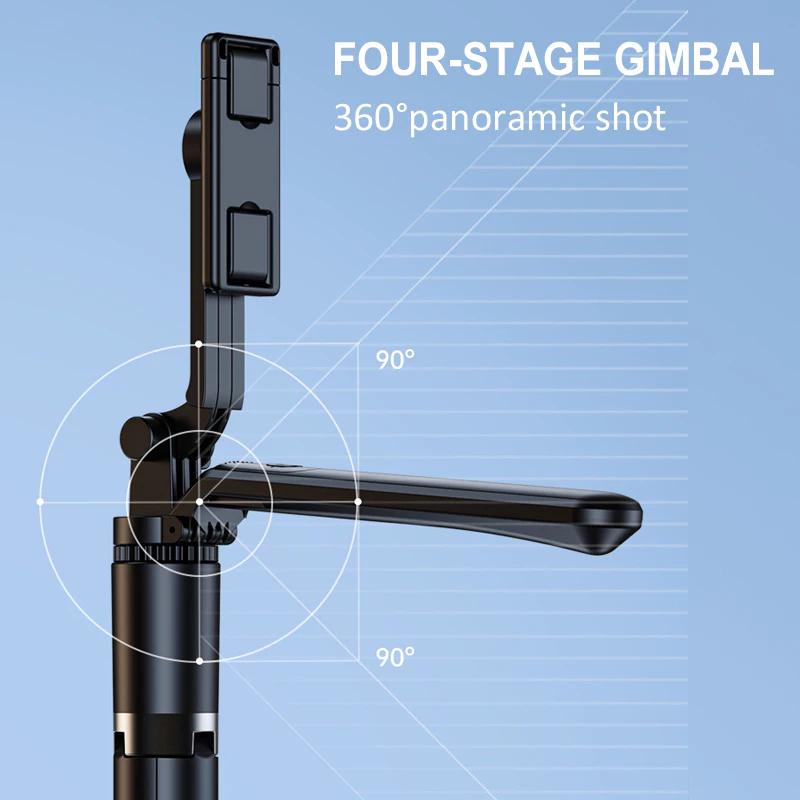 Tripé Sem Fio Bluetooth Selfie Stick De 1.7 M Com Controle Remoto Anti-Vibração Suporte Para Telefone Móvel Ao Vivo Smar - Imagem 2